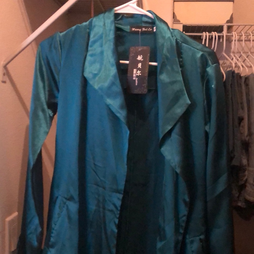 Silk long sleeve home coat/night coat